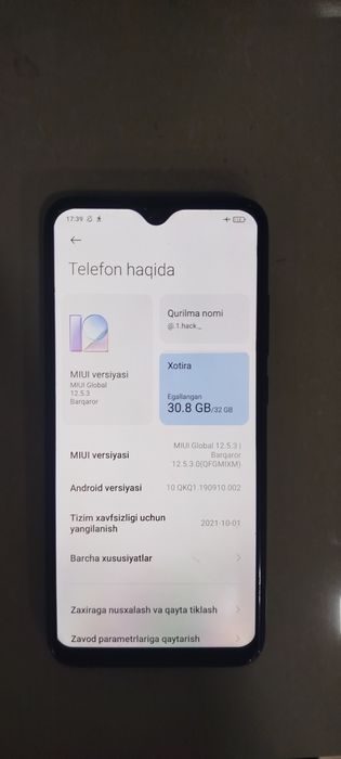 Redmi note 7 hotirasi 32