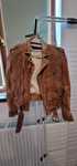 Geaca piele vintage Zara, marimea M