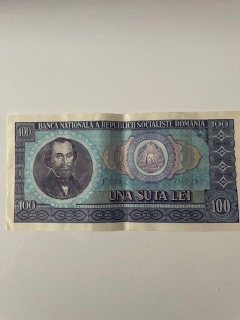 BANCNOTE vechi  romanesti  de 100 LEI, RSR