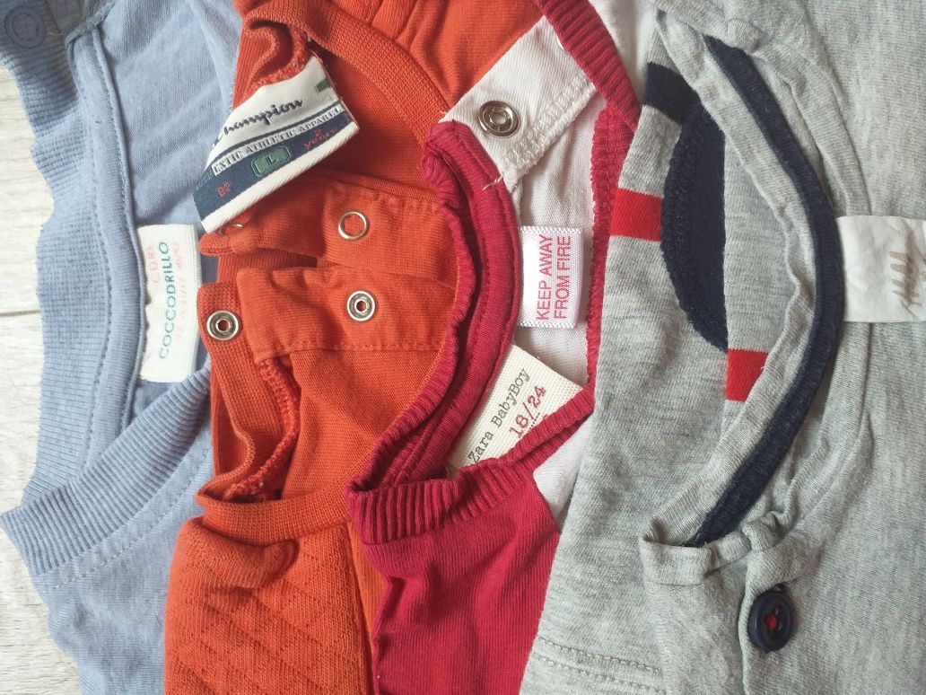 Lot 4 bluze maneca lunga, Cocodrillo, zara, h&m, champion