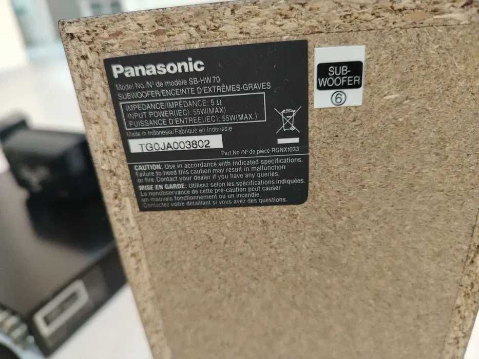 Продаётся Домашний кинотеатр panasonic SB-HW70 в хорошем состоянии
