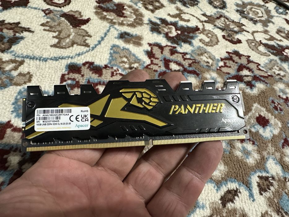 Продам комплект ОЗУ DDR 4 Apaser Pantera Gold 2*16