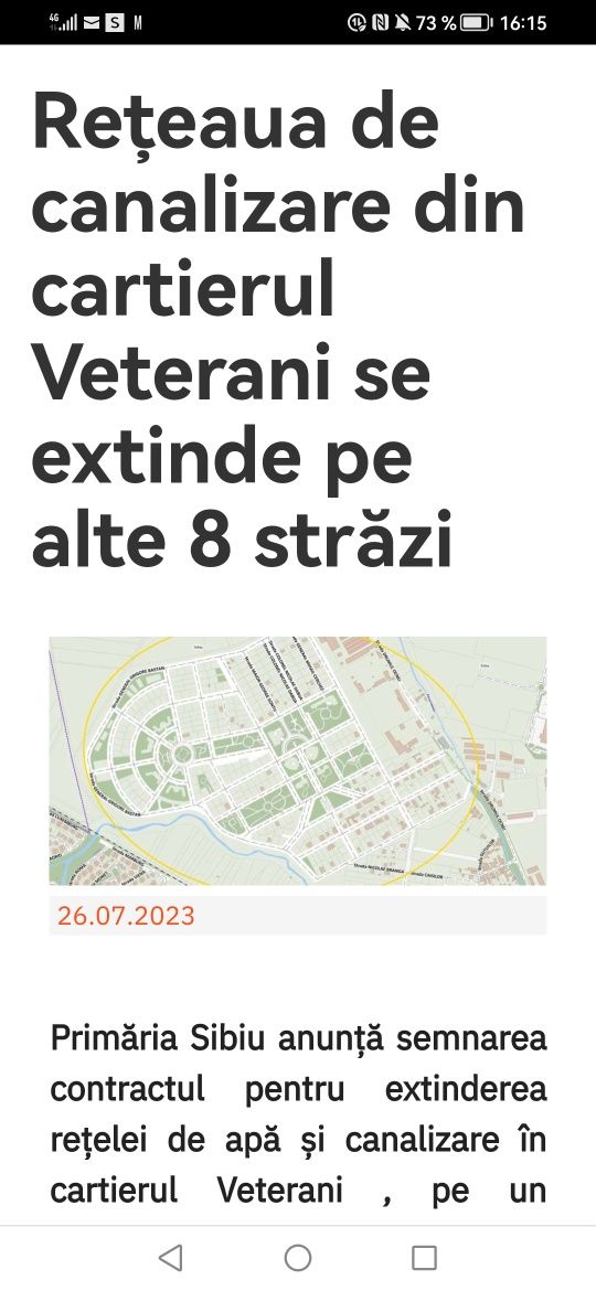 Teren intravilan Veterani sibiu