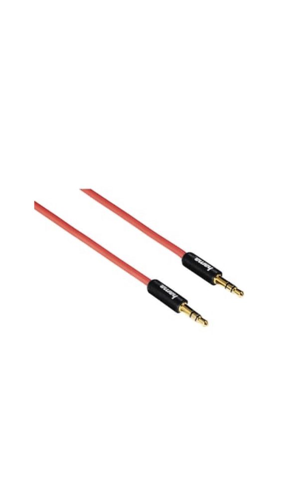 cablu audio HAMA 14151, Jack 3.5mm, 1m,rosu