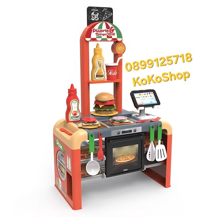 Детска пицария с 52 аксесоара/ресторант за бургери