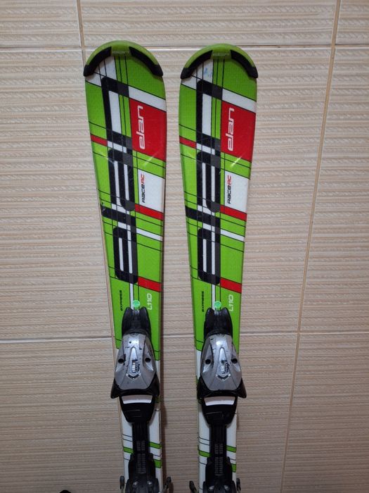 Schiuri copii elan 120cm -clapari/casca/bete