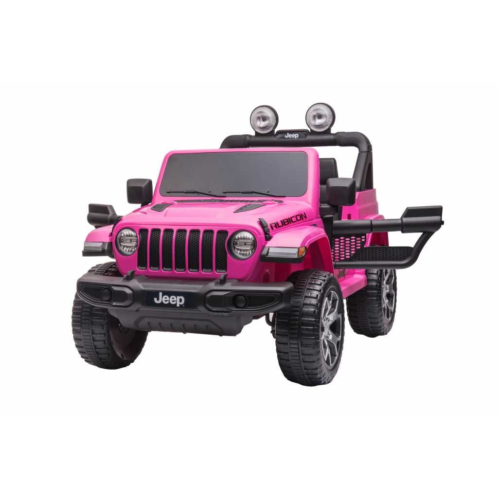 Masinuta electrica copii 2-8 ani Jeep Rubicon 180W 4x4, R.Moi Roz