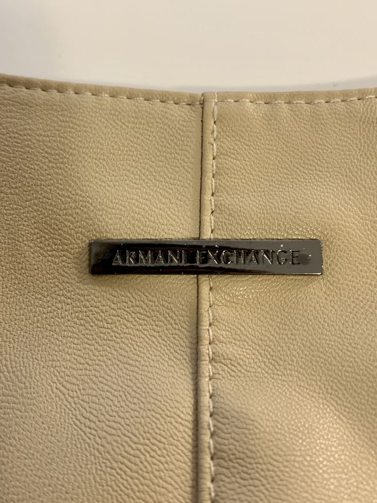 Geaca de piele Armani Exchange Xs