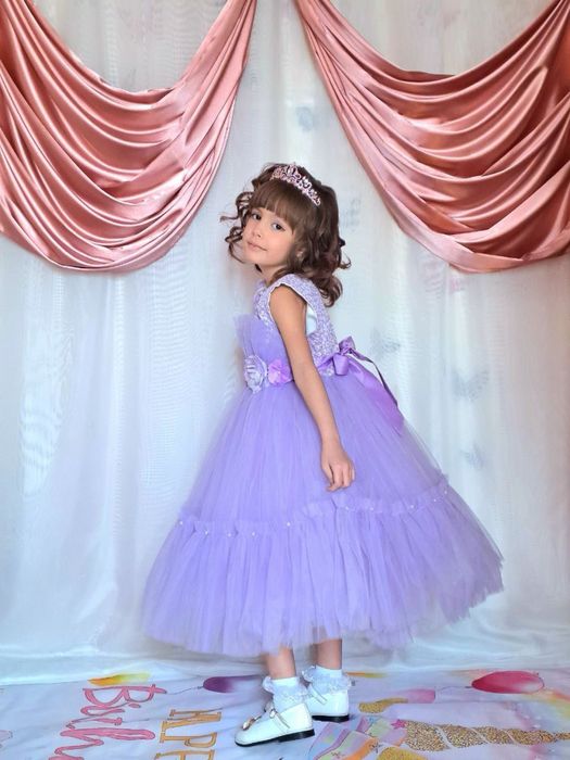 Пышное детское платье