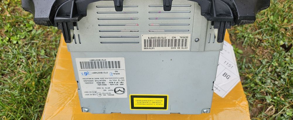 CD - Radio - Aux -  music - player Mazda 2/ Сд-радио музика Мазда 2