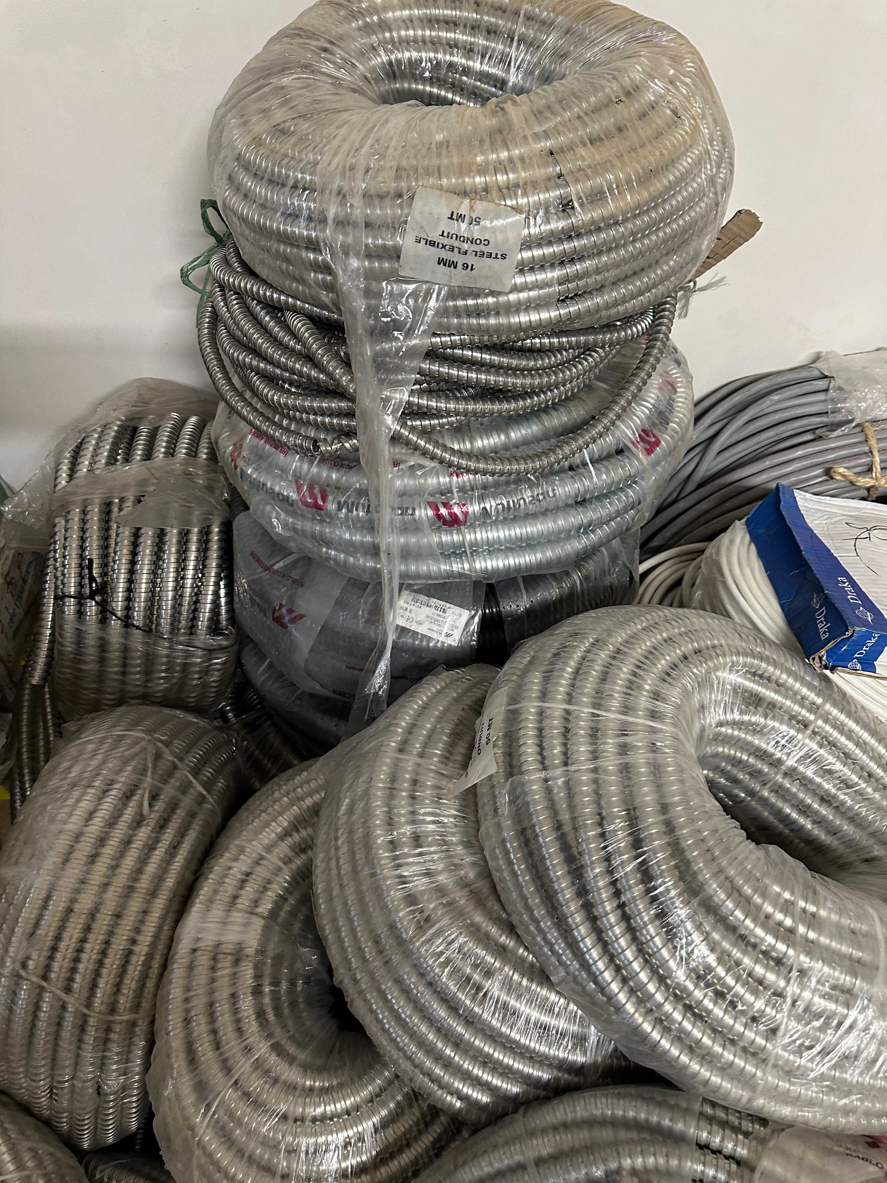 Tub flexibil metalic, tip copex, din tabla zincata