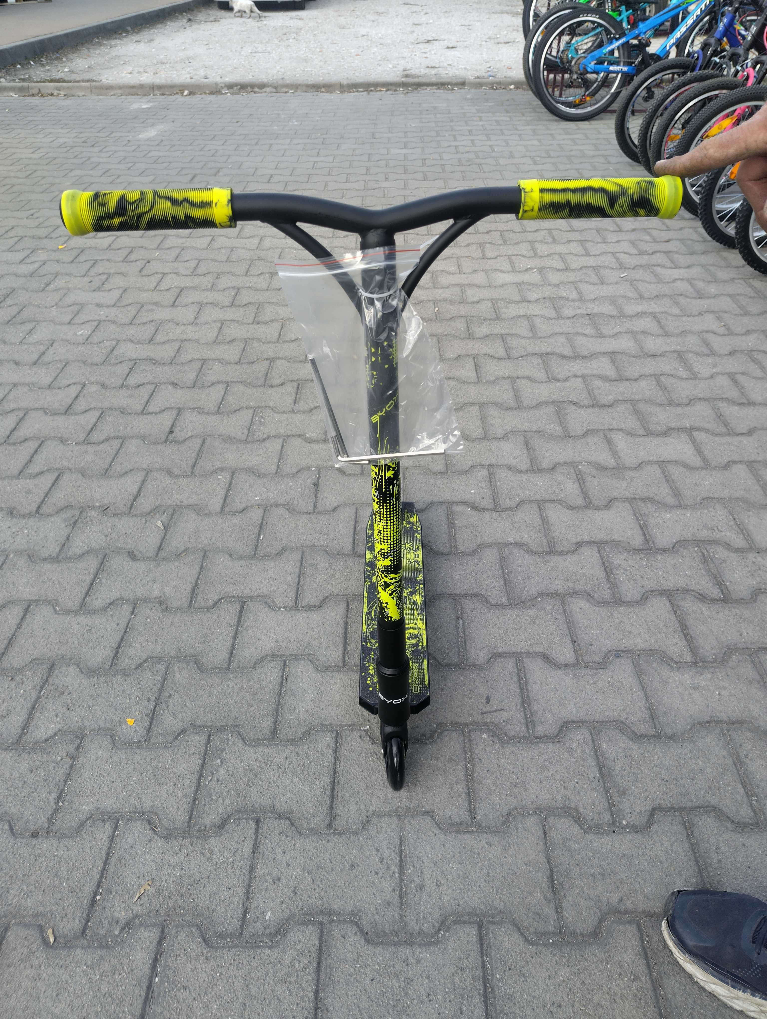 BYOX Детска тротинетка stunt SHOCK жълт