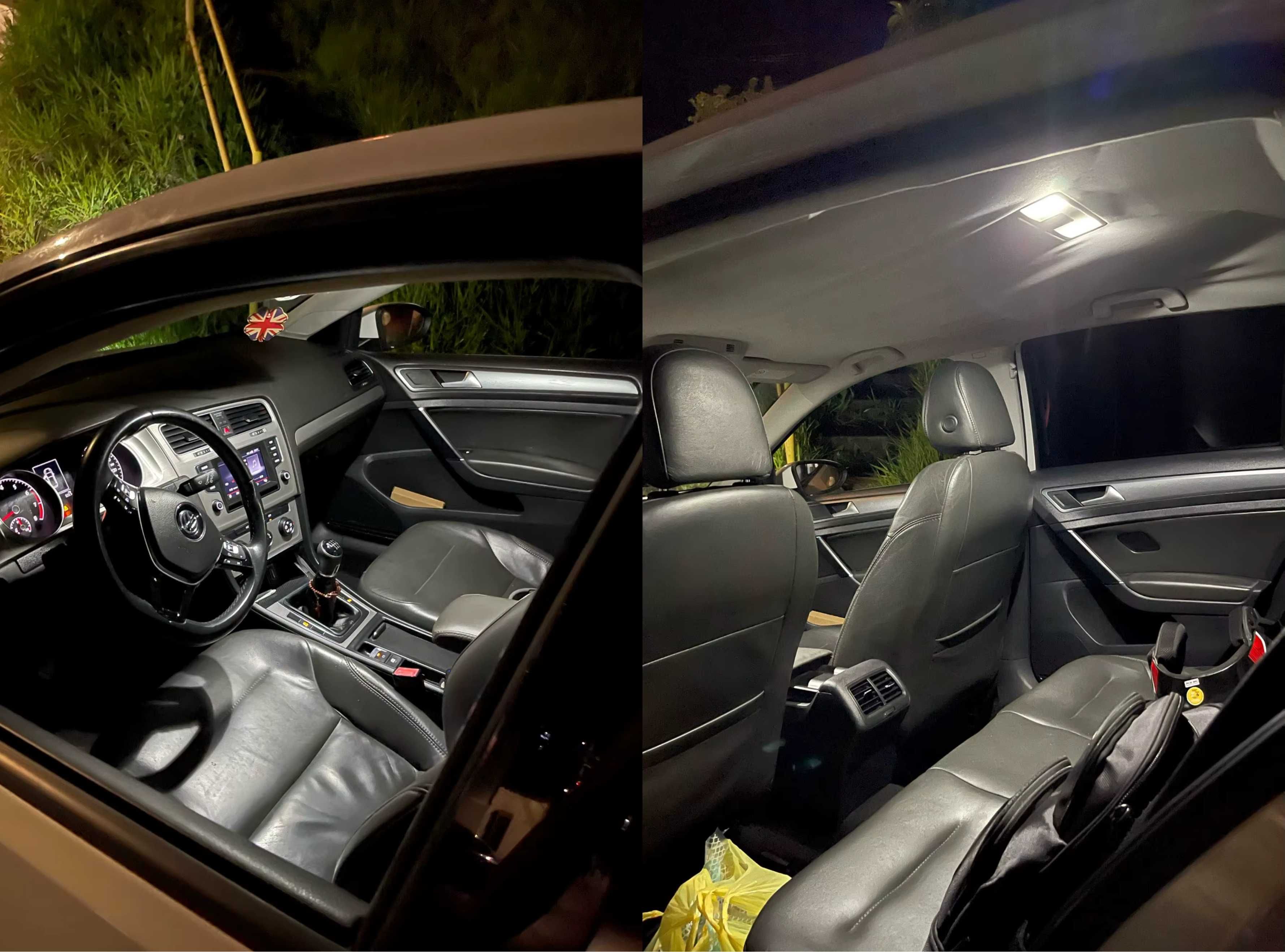 Гаранция! Нови Висококачествени LED Крушки за Интериор VW Golf 4 5 6 7