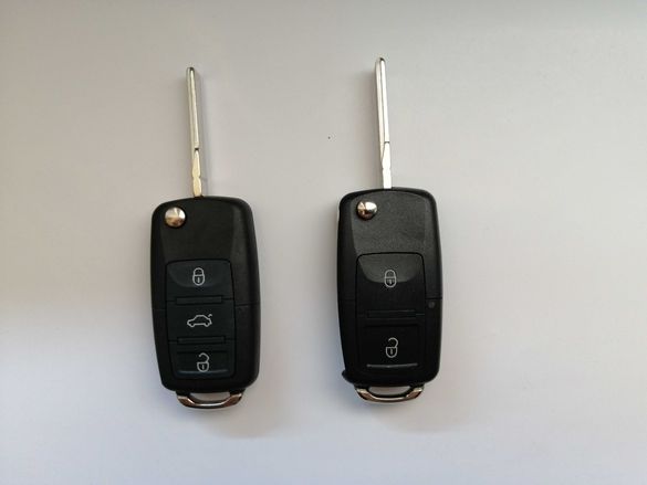 Кутийка за ключ фолксваген VW 3 2 бутона дистанционно