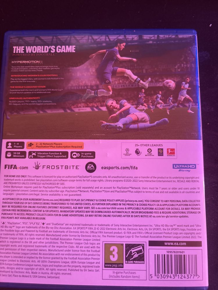 Продавам Fifa 23 за PS5