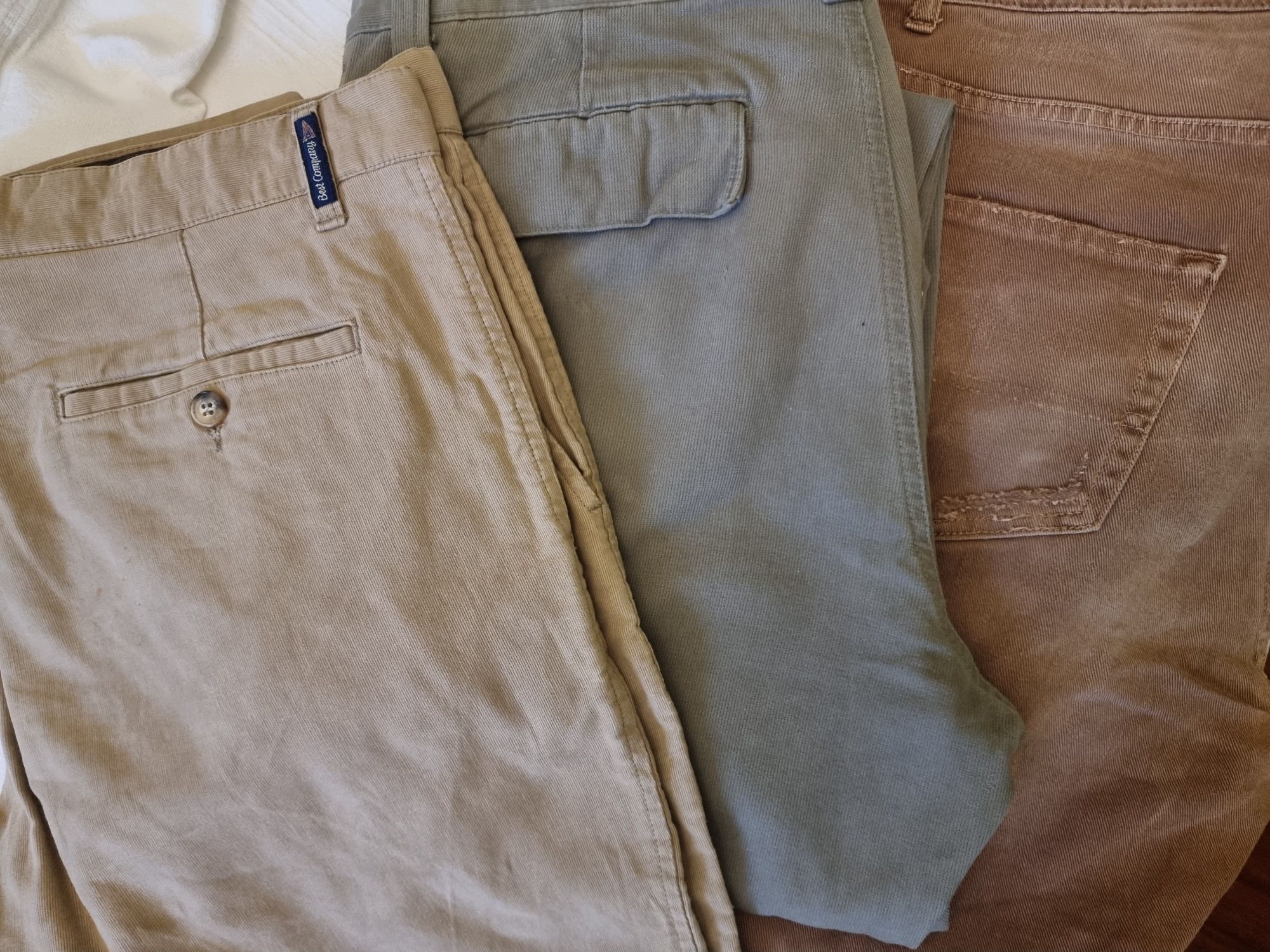 Pantaloni barbati italieni doc velur masura L 48