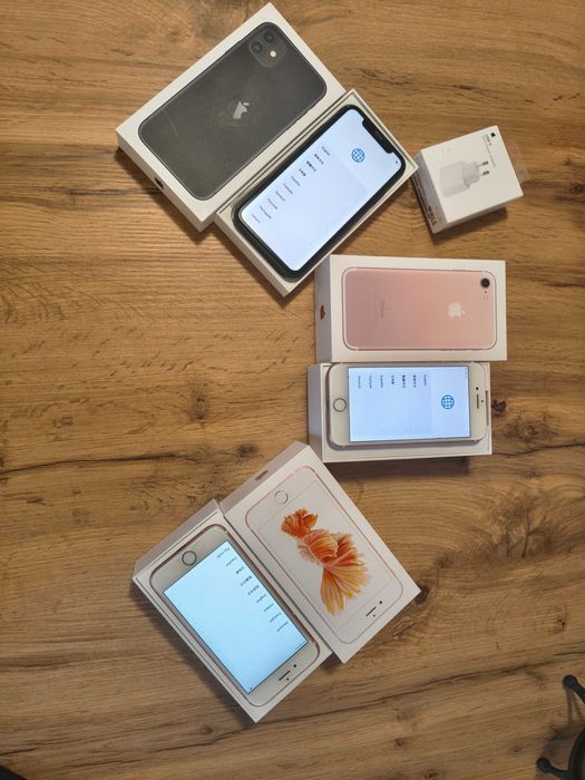 iPhone 11 64GB Black,iPhone 11 32GB Rose gold,iPhone 6s 16GB Rose gold