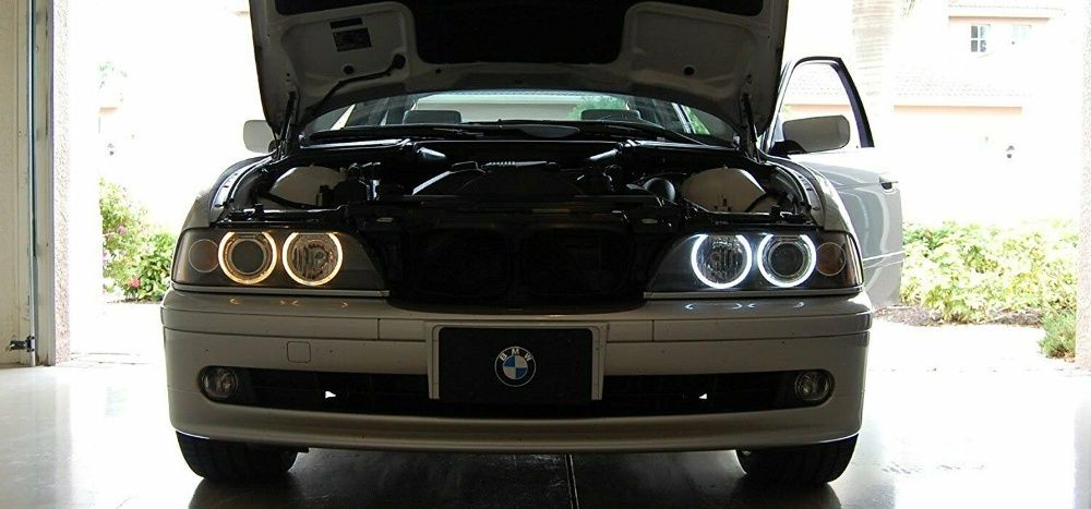 НОВИ! Angel Eyes LED Крушки BMW E39 E60 X3 X5 ЛЕД E61 E65 Ангелски Очи