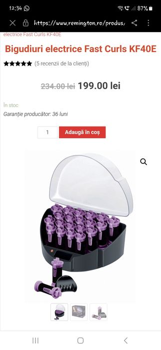 Bigudiuri electrice Remington noi