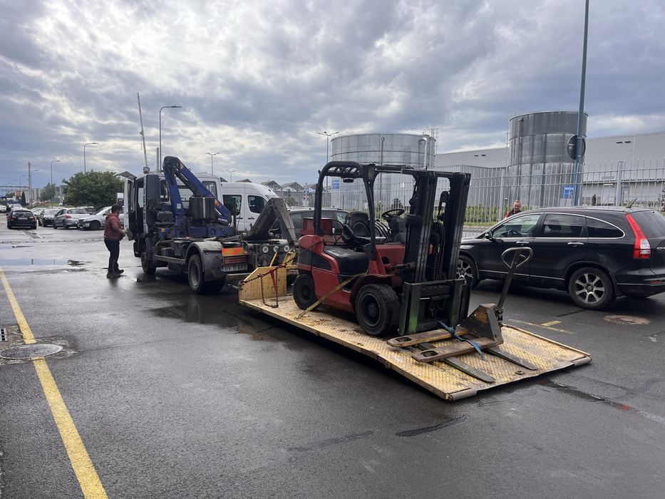 Servicii Transport  cu macara, Platforma, Tractari utilaje, auto