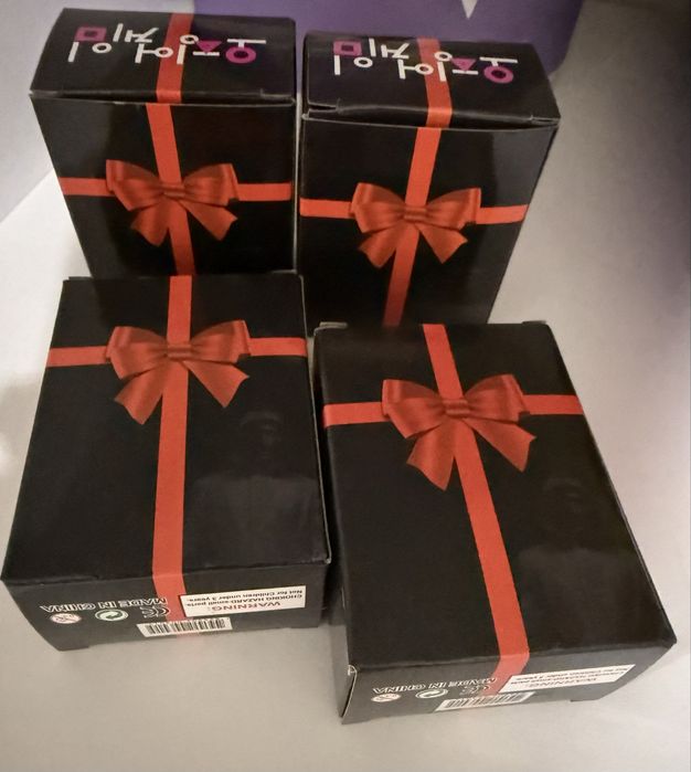 Игра кальмара 4шт - 2000т секретные фигурки