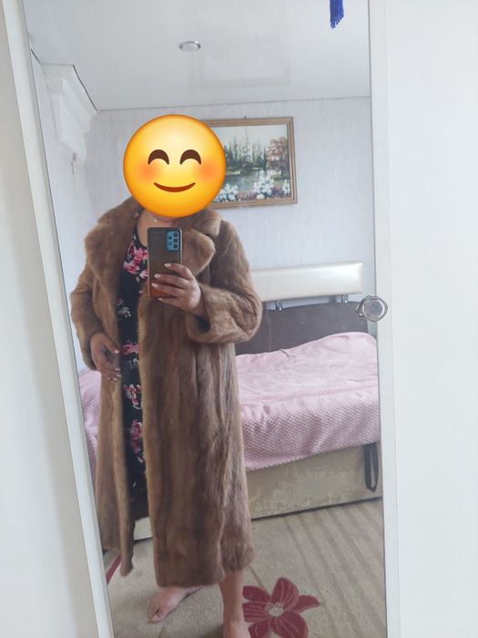 Шуба цельная норка