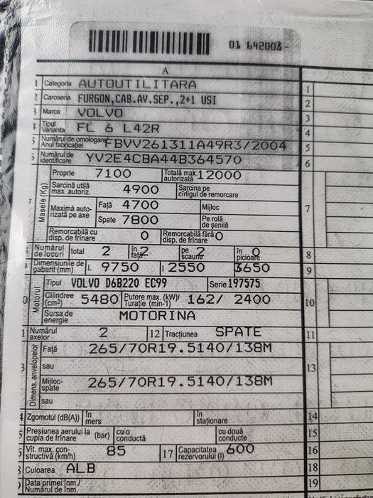 FL 12t km reali 7.5m șasiu pat clima pilot nu Atego LF TGM Eurocargo
