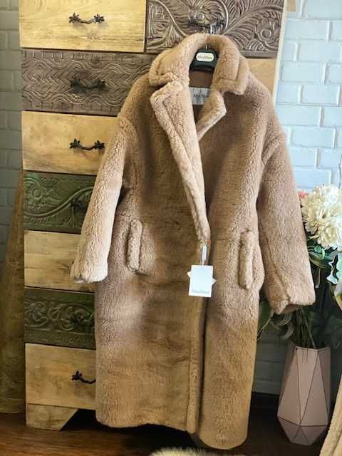 Палто Max Mara *камилска вълна*Max Mara Teddy bear icon coat