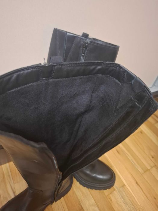 Нова цена.Ботуши естествена кожа GEOX