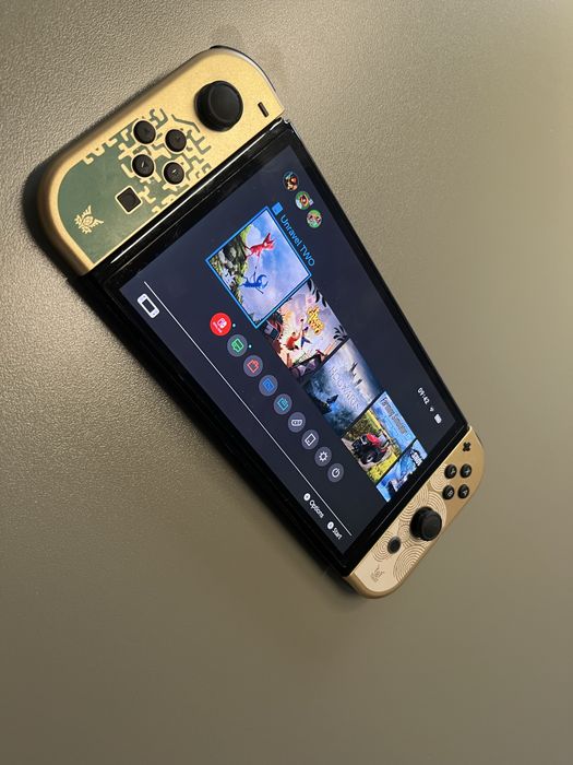 Nintendo switch OLED legend of Zelda edition
