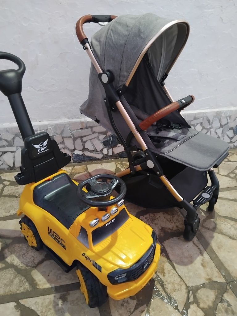 Продаётся коляска ,детская машина в подарок