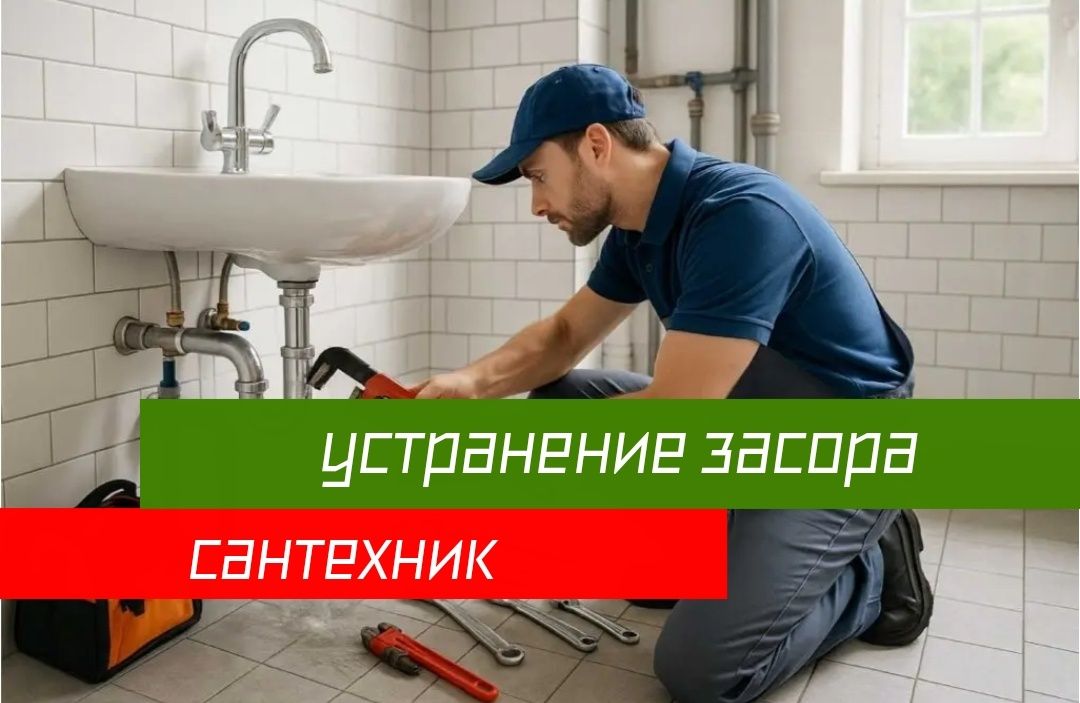 Сантехник. Засор. Устранение засора. Прочистка конализации Santexnik