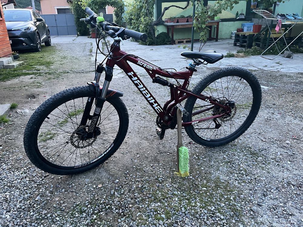 Bicicleta haibike marimea 26 full suspension full rock shox