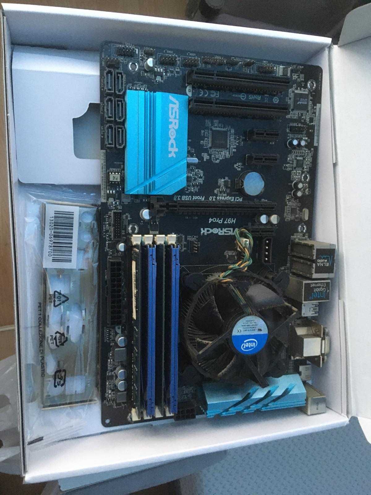 Продавам процесор I5 4460 дъно и 16гб. рам