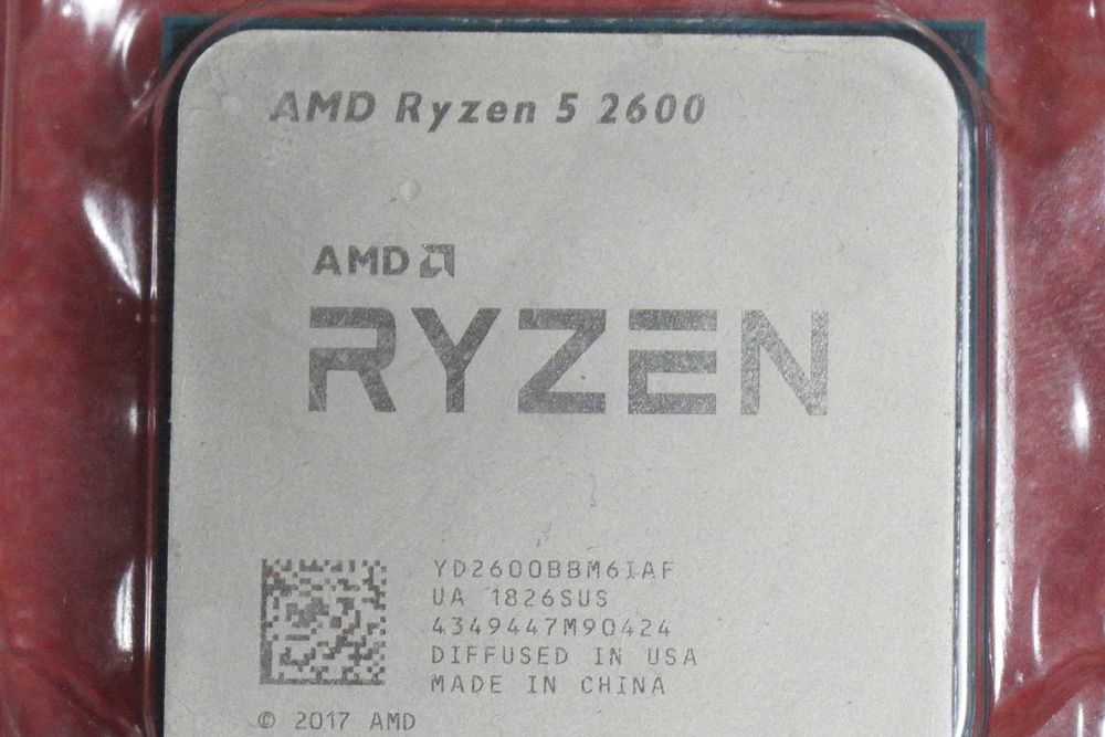 [AM4] Продесор, CPU AMD Ryzen 5 2600 - 6c/12t, 65W, 3,9GHz Вкл. ДДС