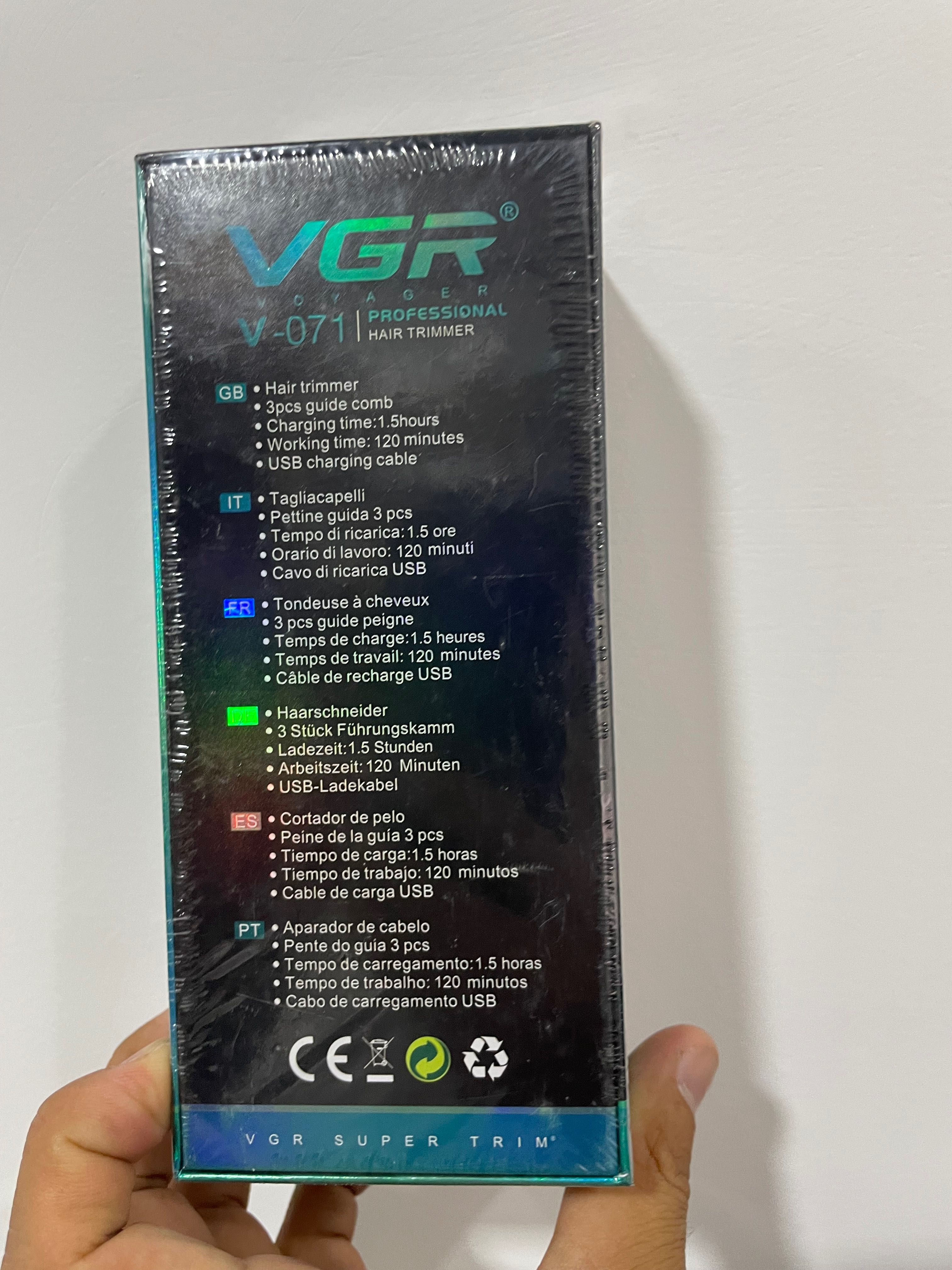 VGR-071 original yangi mashinka