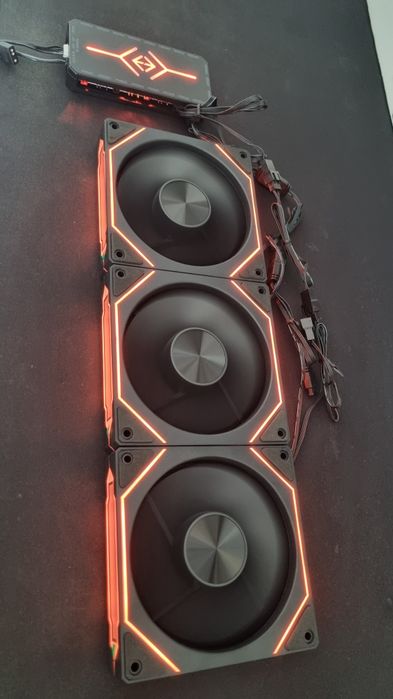 Ventilatoare carcasa PC PRISM 4 PRO Fan 120mm ARGB + PWM negre