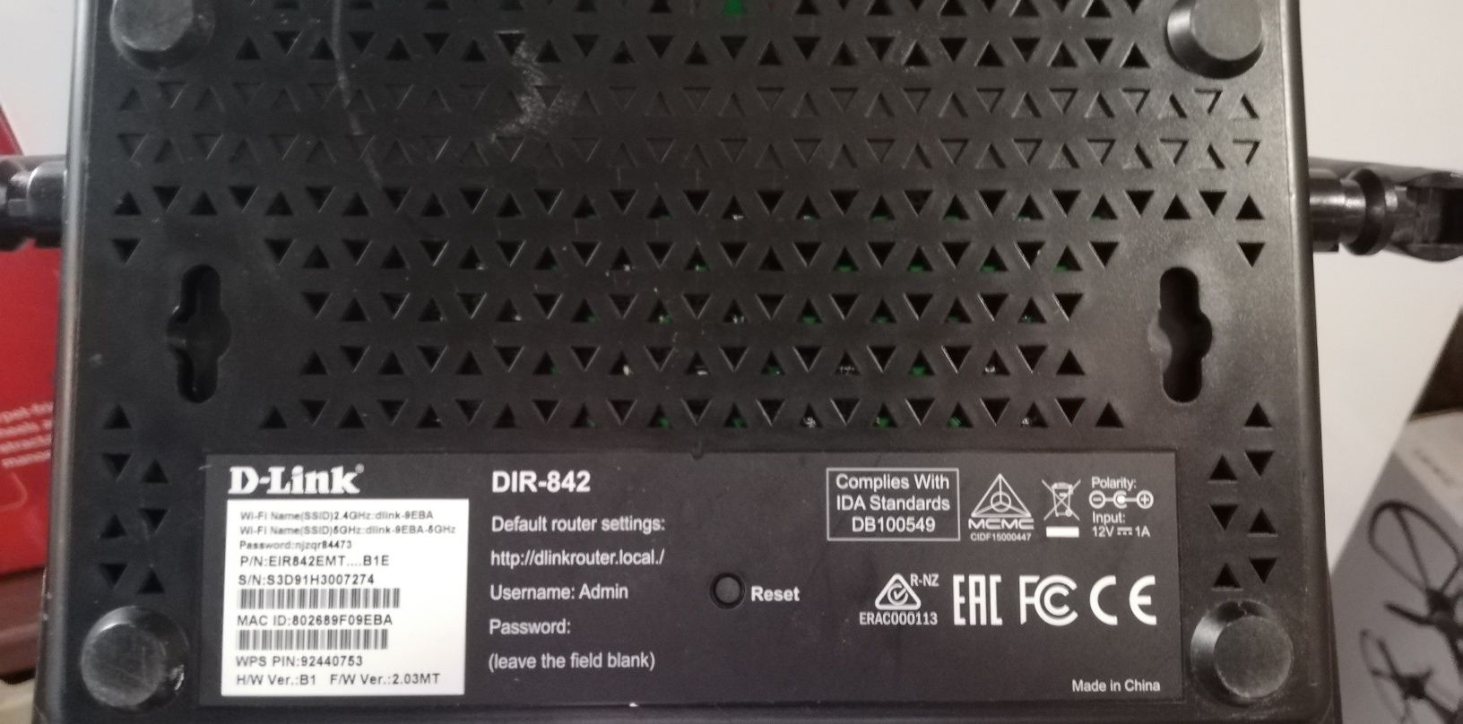 Router Wireless D-LINK AC1200 DIR-842