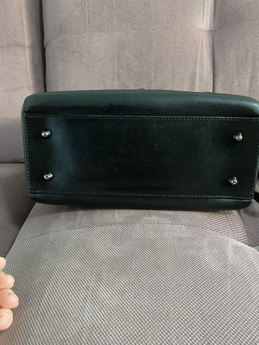 Geanta neagra din piele