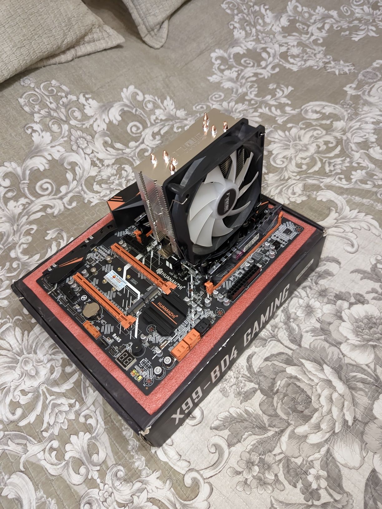 huananzhi x99 bd4, xeon e5-2670v3, kllisre 16gb ddr4 2666