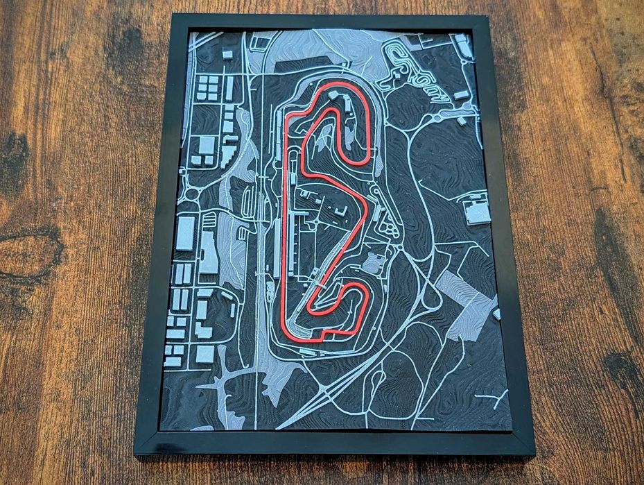 Tablou 3D Circuit Formula 1 – Spanish Grand Prix – print 3D