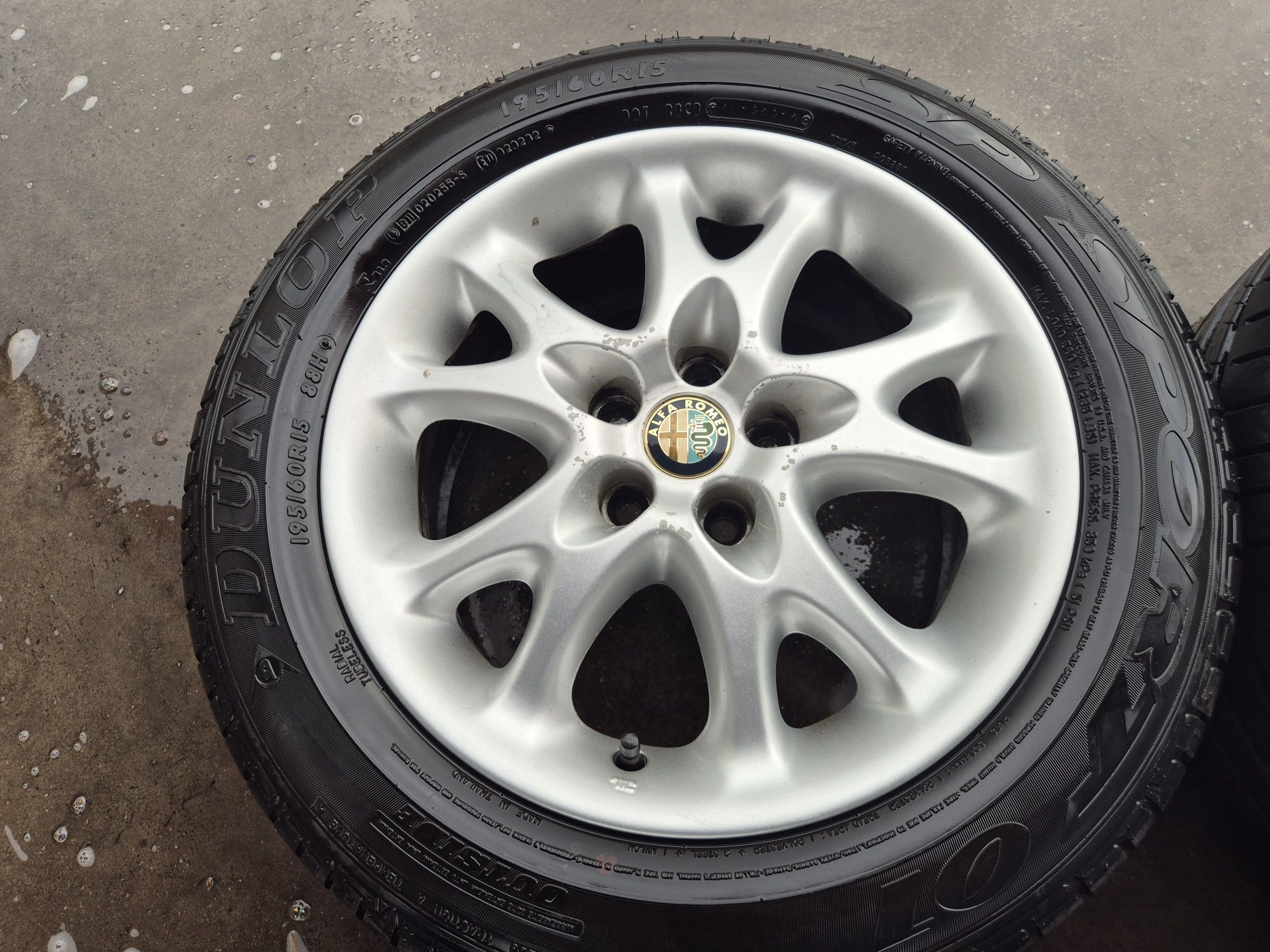 5х98/15 с гуми Алфа Ромео 5x98/15 Alfa Romeo