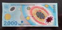 Bancnota 2000 lei Eclipsa serie 002A, 1999