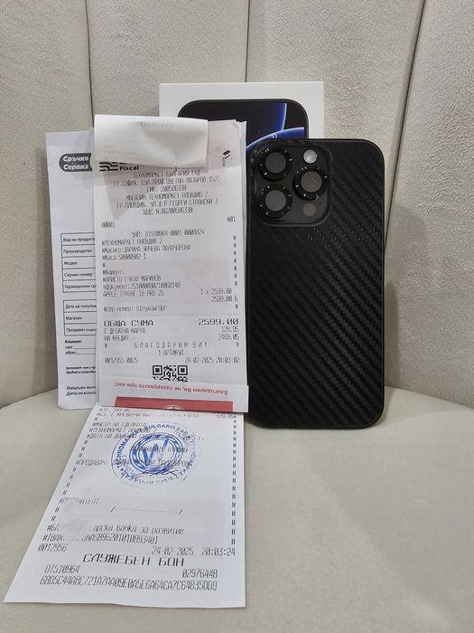 Гаранция 15 месеца! IPHONE 16 PRO 256GB - Без забележки и 100% Батерия