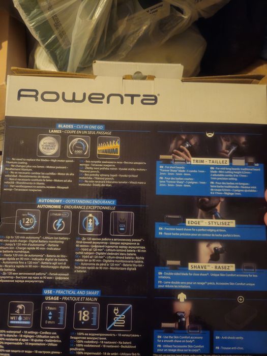 Aparat de tuns, conturat și ras Rowenta TN6200F4, Produs NOU,