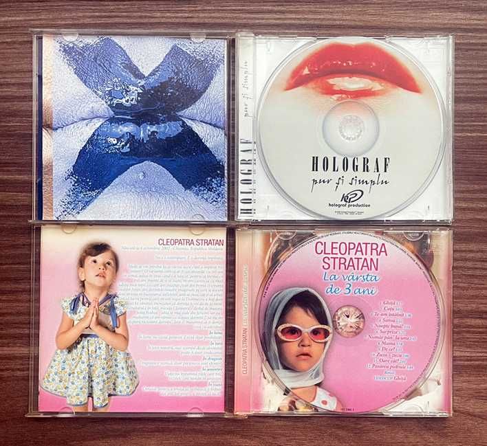 Lot 2 CD-uri muzica românească: Holograf și Cleopatra Stratan
