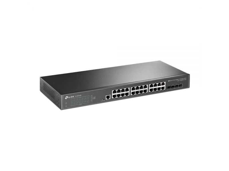 24-портов гигабит L2 управляем комутатор TP-Link TL-SG3428X с 4-SFP+
