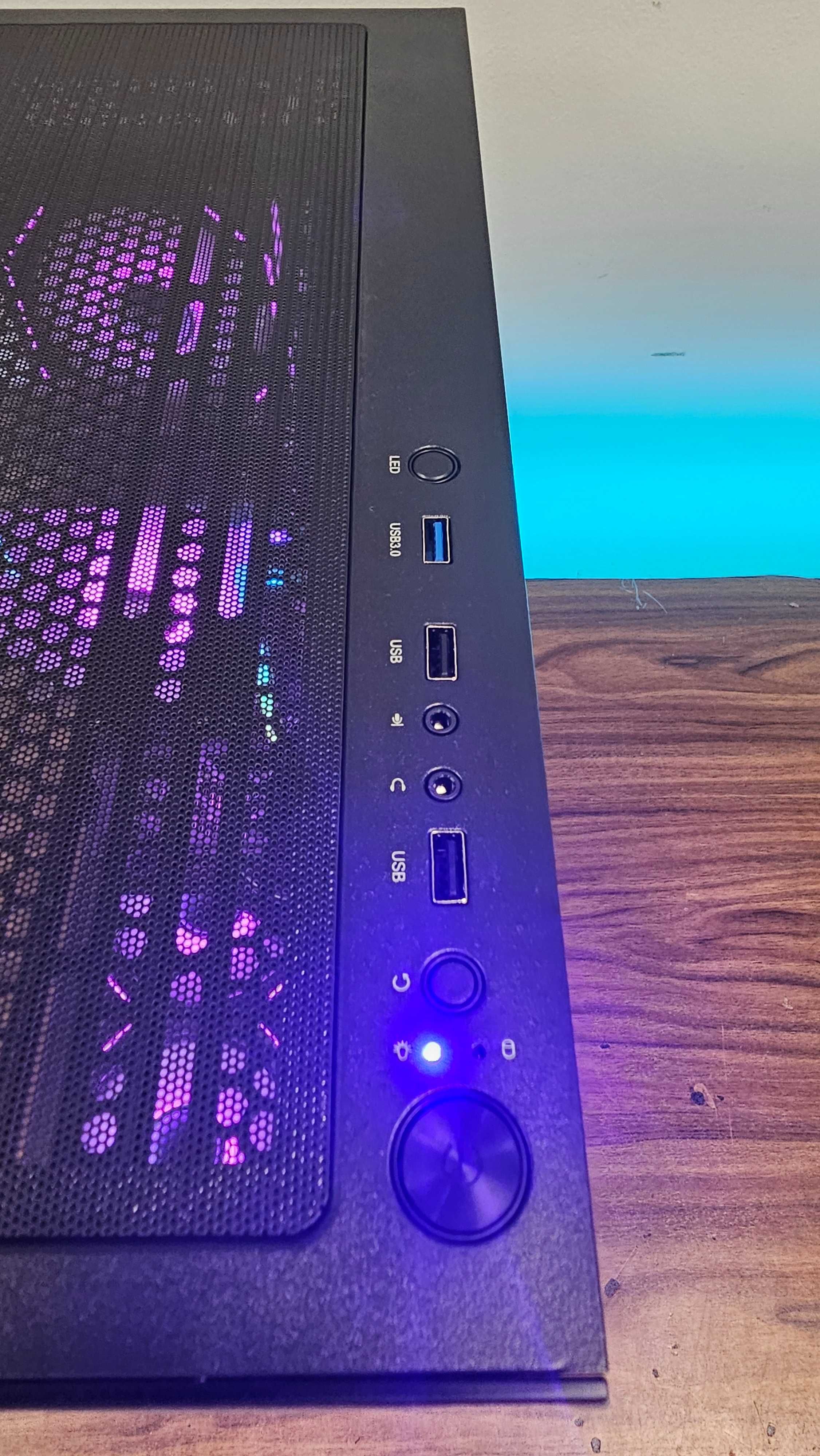 НОВО! RX9060XT 8GB, Ryzen 7 7700, 32GB RAM, 700W Геймърски компютър