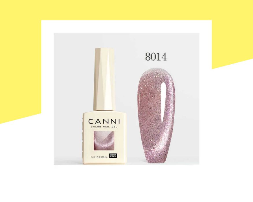 Професионален хипоалергенен гел лак котешко око серия CANNI – 9 мл.