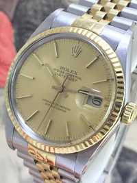 ORIGINAL! Ceas ROLEX datejust gold&steel 16013 CAL.3035